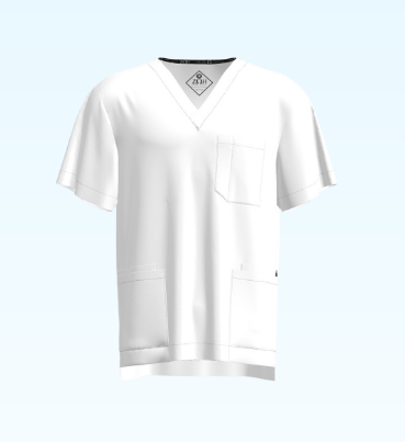 7220 Unisex Multi-Pocket Scrub Top