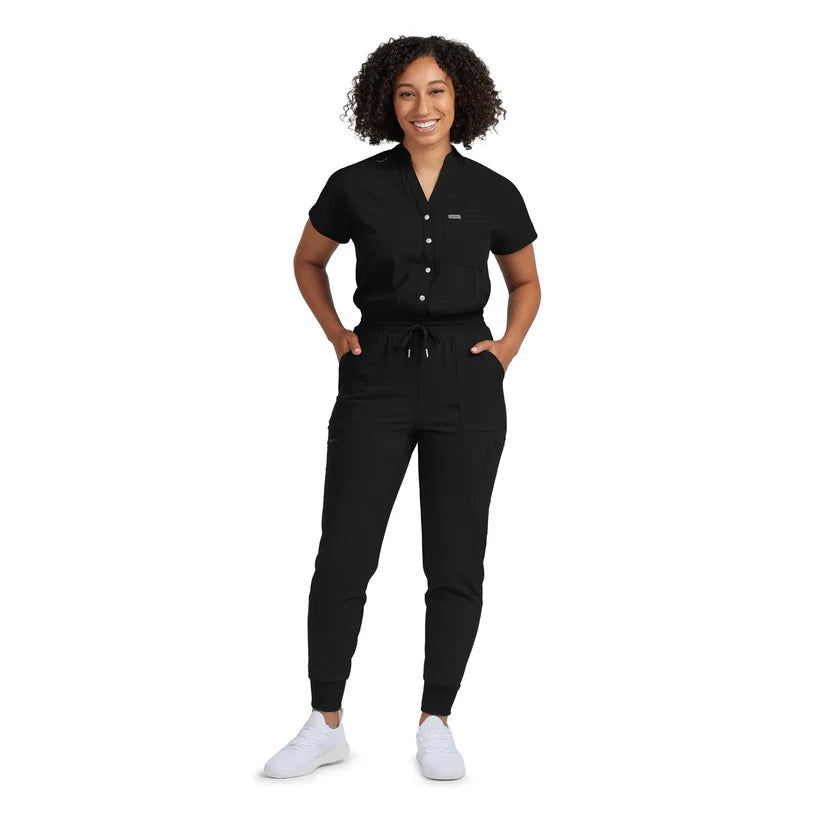 LO603 Women's 8-Pocket Cargo Scrub Jump Suit
