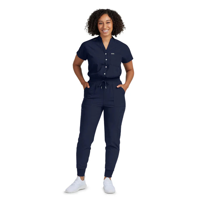 LO603  Women's 8-Pocket Cargo Scrub Jump Suit