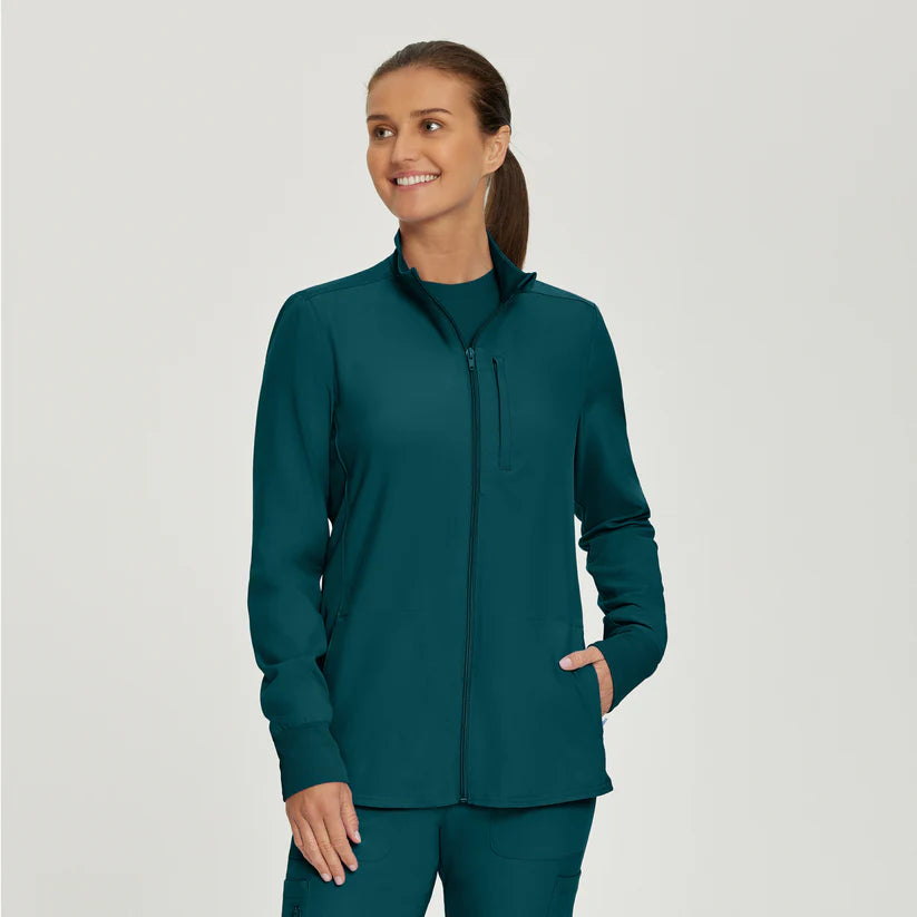 LJ700 3-Pocket Scrub Jacket
