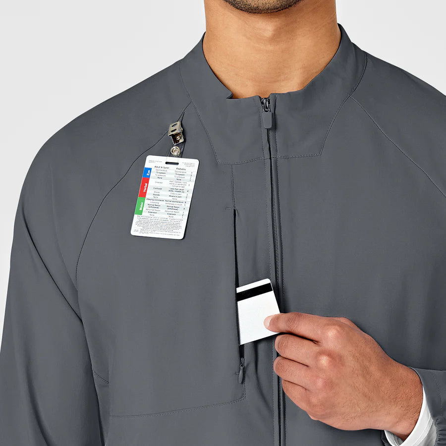 8355 Men's Zip Front Warm Up Jacket