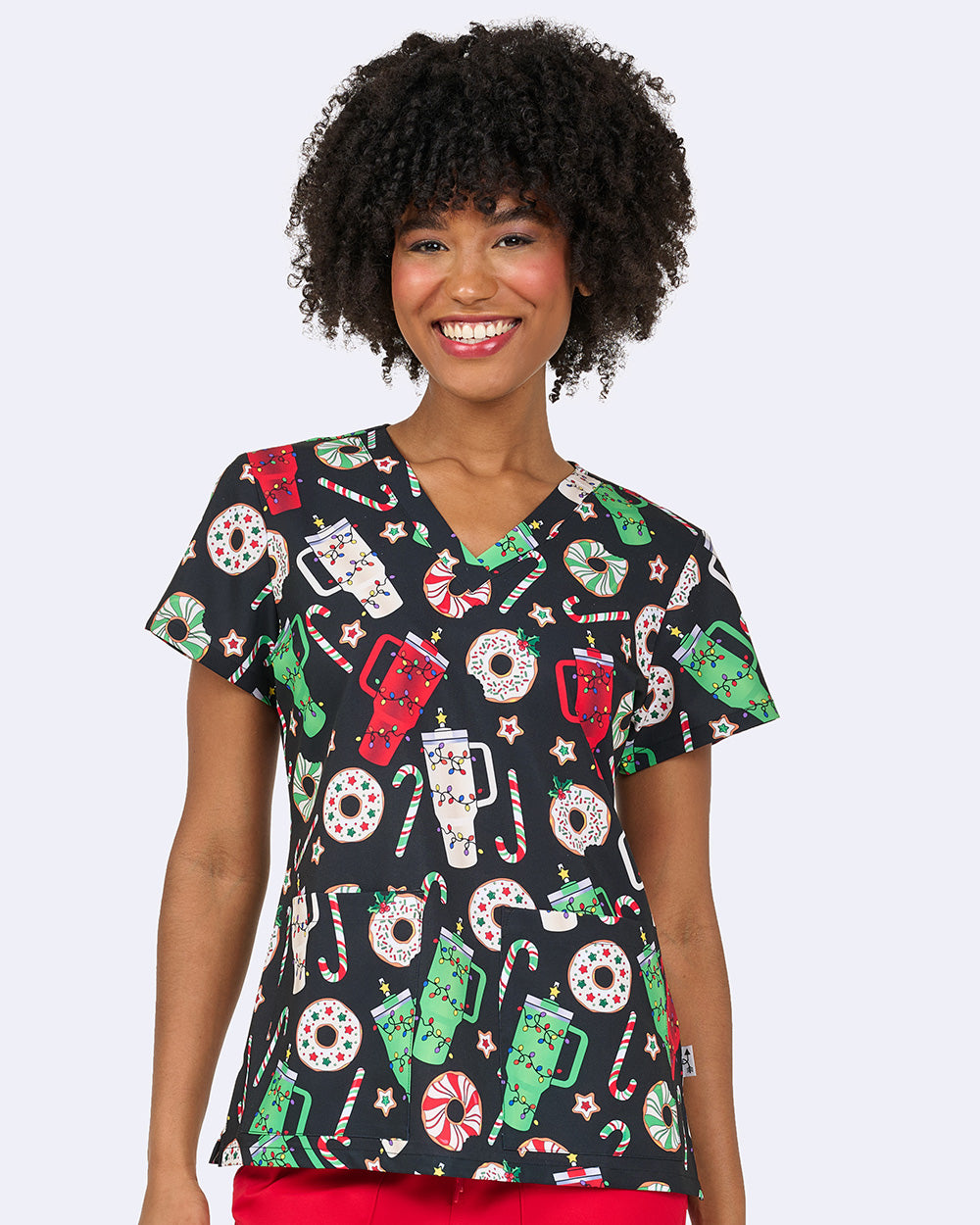 1054 Audrey Print Top
