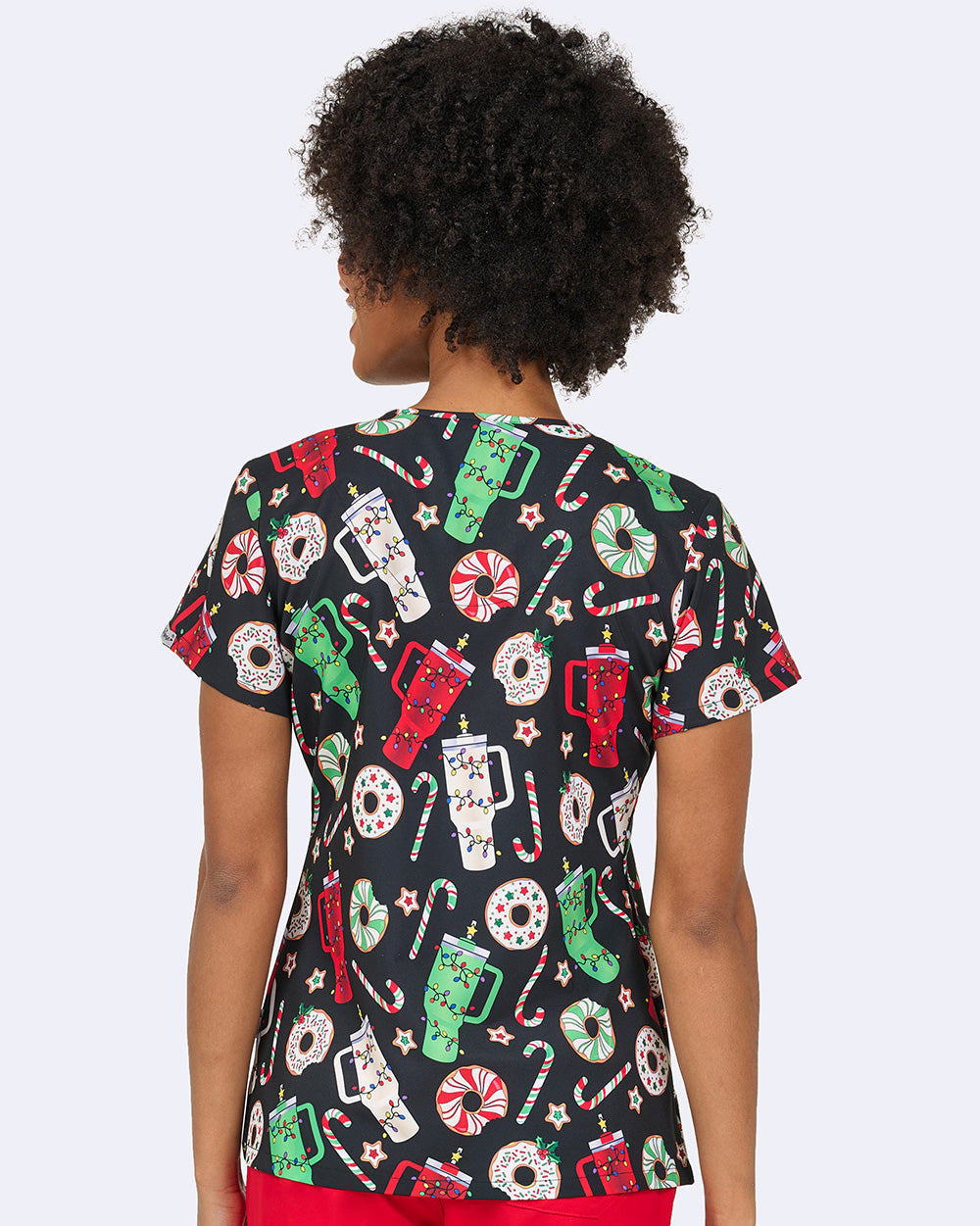 1054 Audrey Print Top