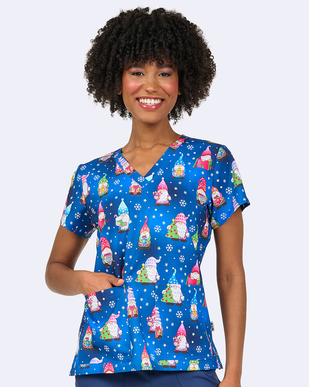 1054 Audrey Print Top