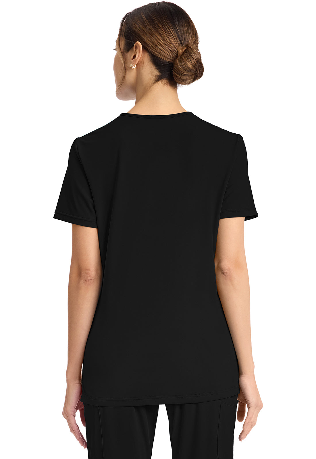 CK832 2-Pocket V-Neck Top