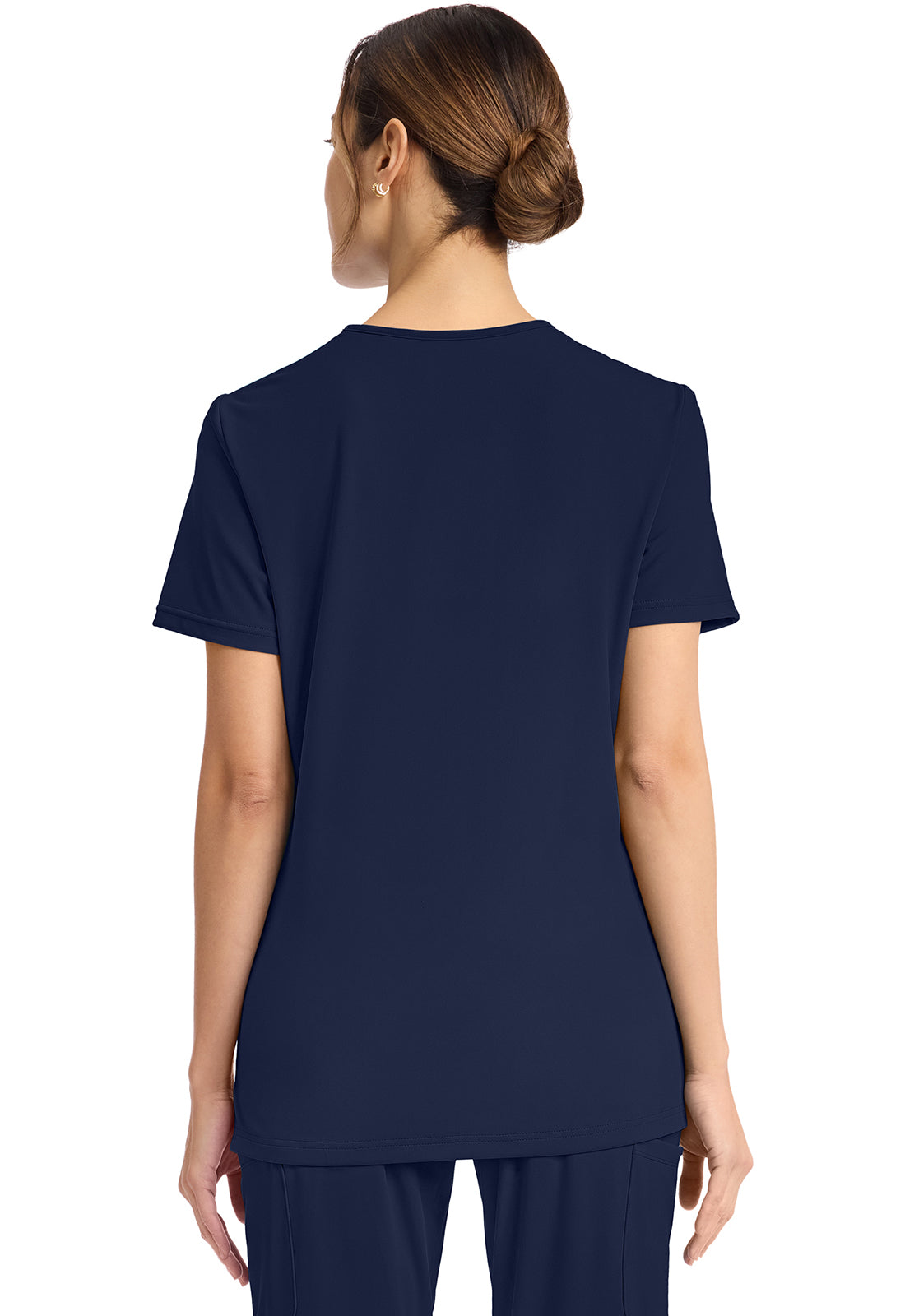 CK832 2-Pocket V-Neck Top
