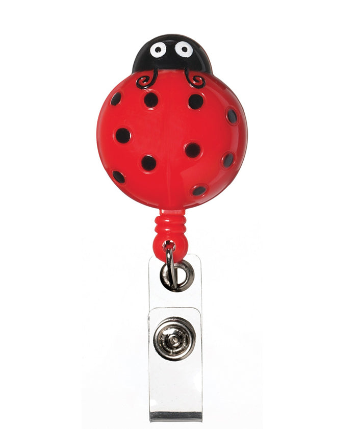 S14-BUG - Deluxe Retracteze™ ID Holder - Lady Bug