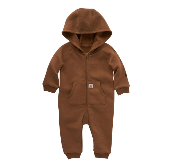 CM8751 Baby Carhartt Front Zip Fleece Coverall