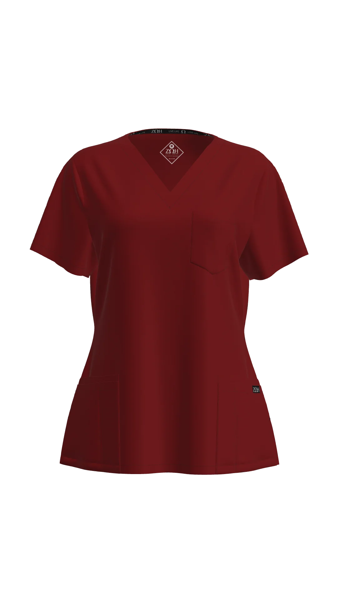 7225 Women's Petite Scrub Top