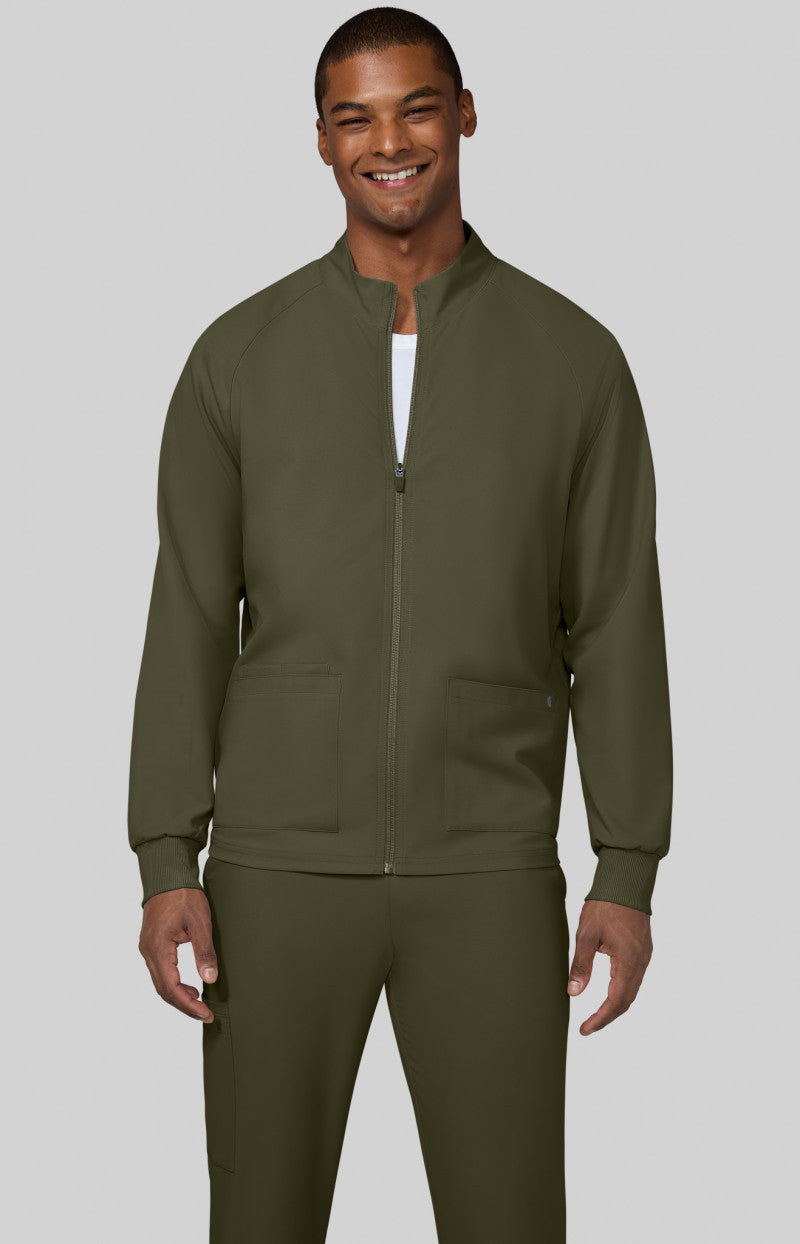 C401 - Cureology Men's Alpha Zip Front Warm Up Jacket