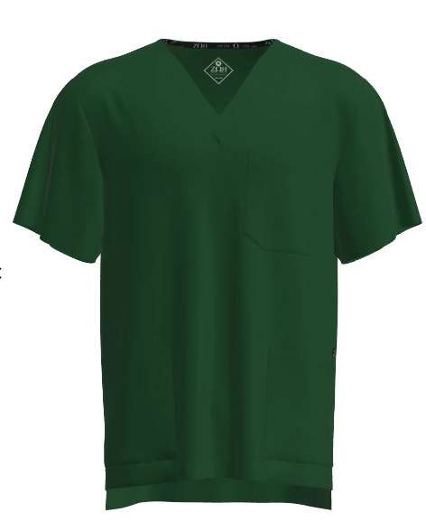 7220 Unisex Multi-Pocket Scrub Top
