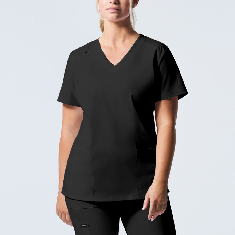 LT105 Women's 3-Pocket V-Neck Scrub Top