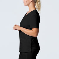 LT105 Women's 3-Pocket V-Neck Scrub Top