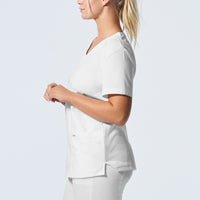 LT105 Women's 3-Pocket V-Neck Scrub Top