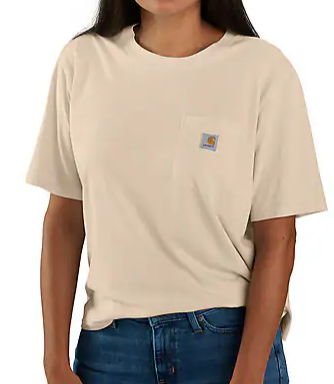 106122 WOMEN'S TENCEL™ FIBER SERIES LOOSE FIT SHORT-SLEEVE CREWNECK T-SHIRT