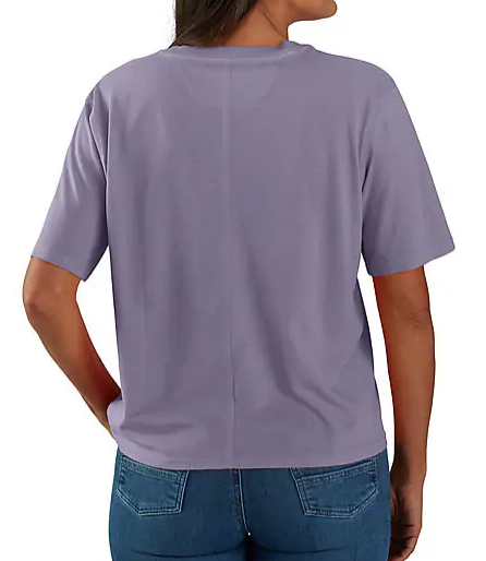 106122 WOMEN'S TENCEL™ FIBER SERIES LOOSE FIT SHORT-SLEEVE CREWNECK T-SHIRT