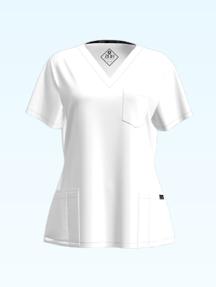 7225 Women's Petite Scrub Top