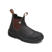 Blundstone 167 - Work & Safety Boot Rubber Toe Cap Stout Brown