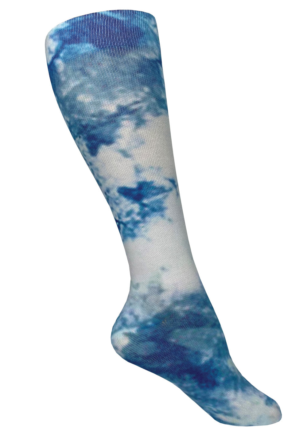 387T 12" Soft Comfort Tie Dye Compression Socks