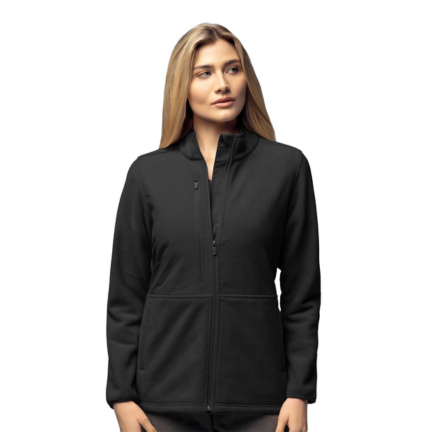 8109 Slate Women's Micro-Fleece Zip Jacket