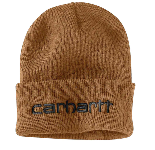 104068 Knit Insulated Logo Graphic Cuffed Beanie