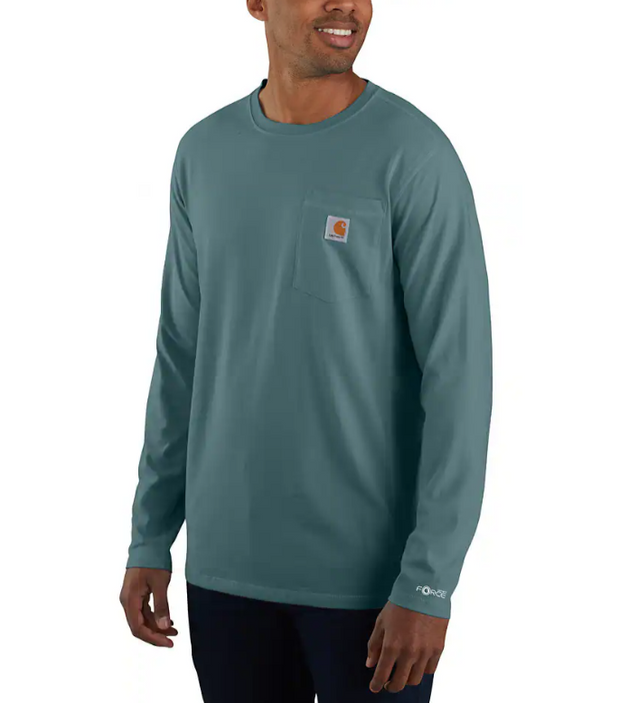 104617 Carhartt Force Long Sleeve Pocket T-Shirt
