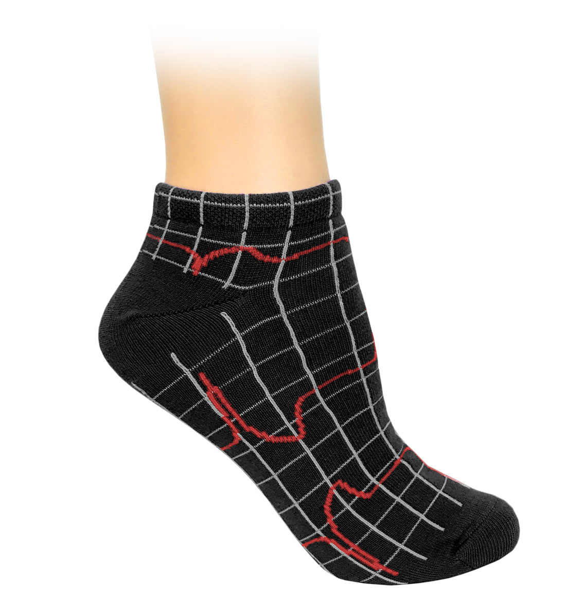 377 - Nurse EKG Ankle Compression Socks