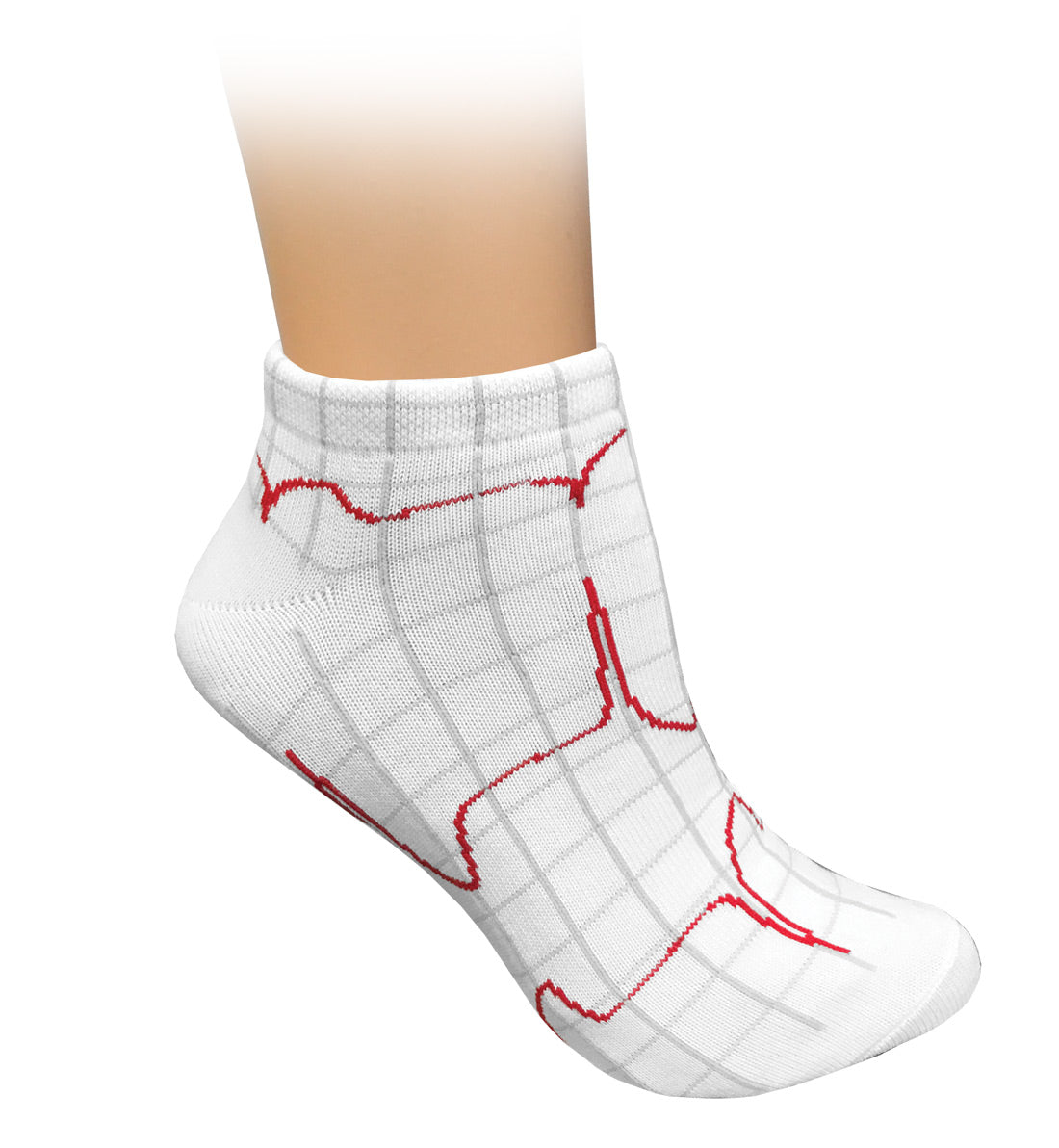 377 - Nurse EKG Ankle Compression Socks