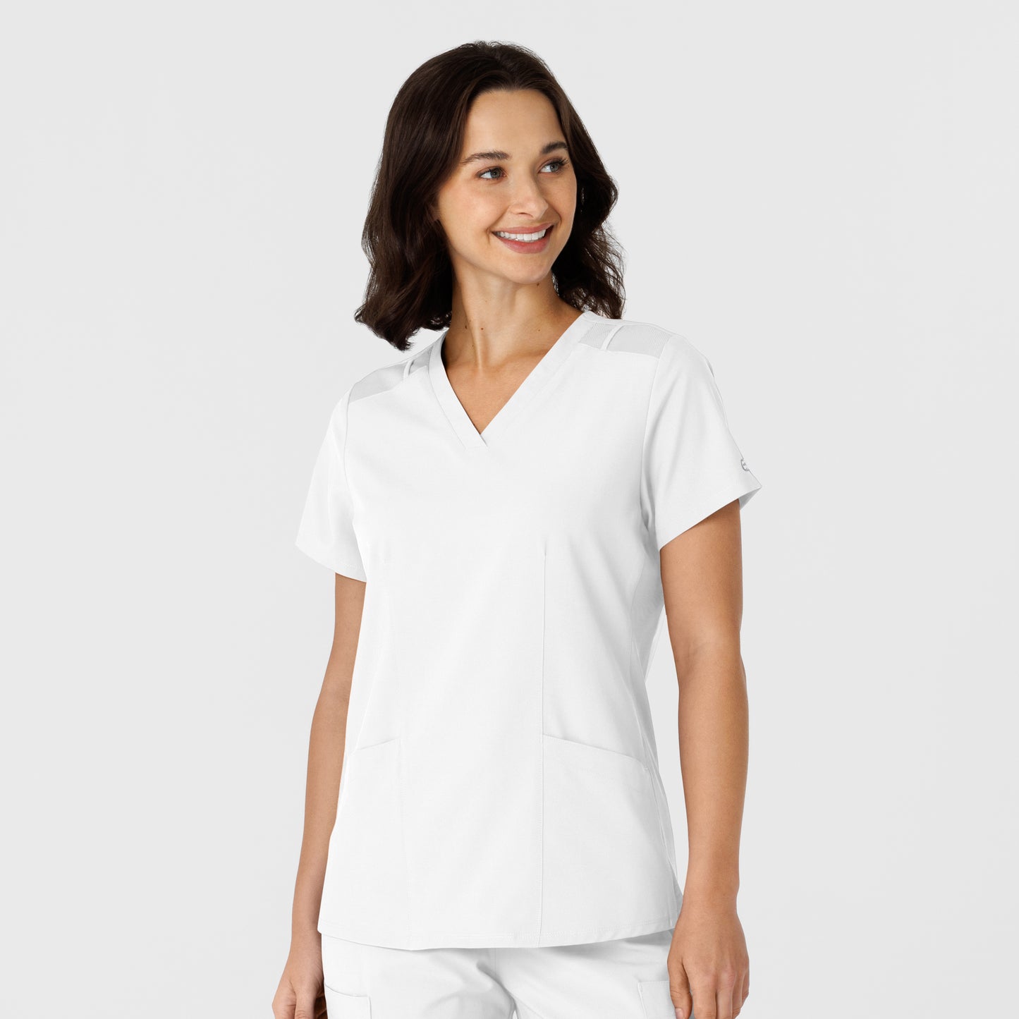 6145 - Women's Flex-N-Reach Side Panel V-Neck Scrub Top