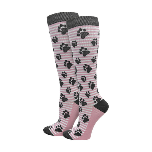 92303 - Paw Prints Fashion Compression Sock