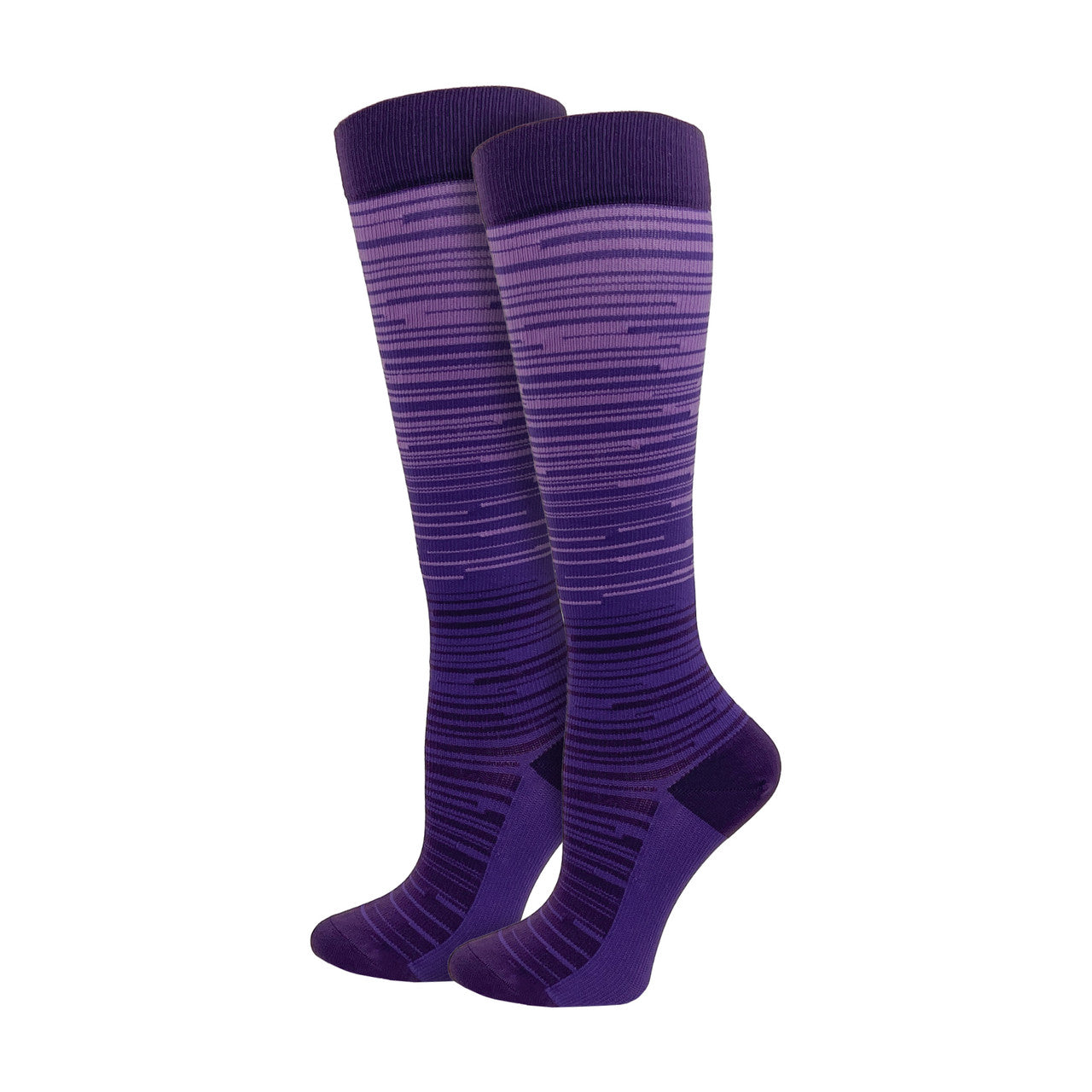 92332 - Purple Ombre Fashion Compression Sock