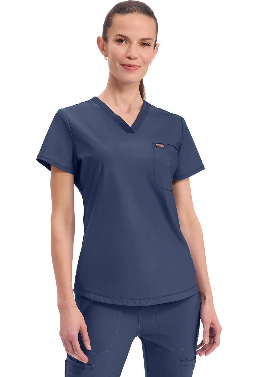 CK819 - Tuckable V-Neck Top