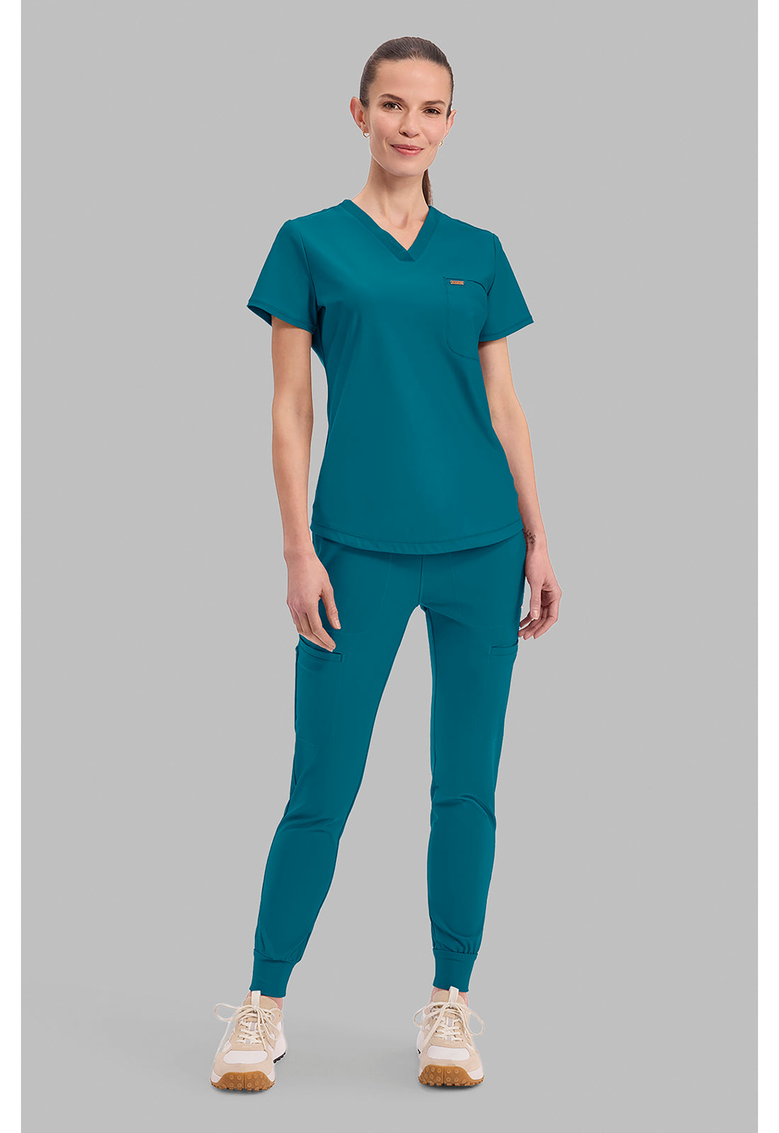 CK819 - Tuckable V-Neck Top