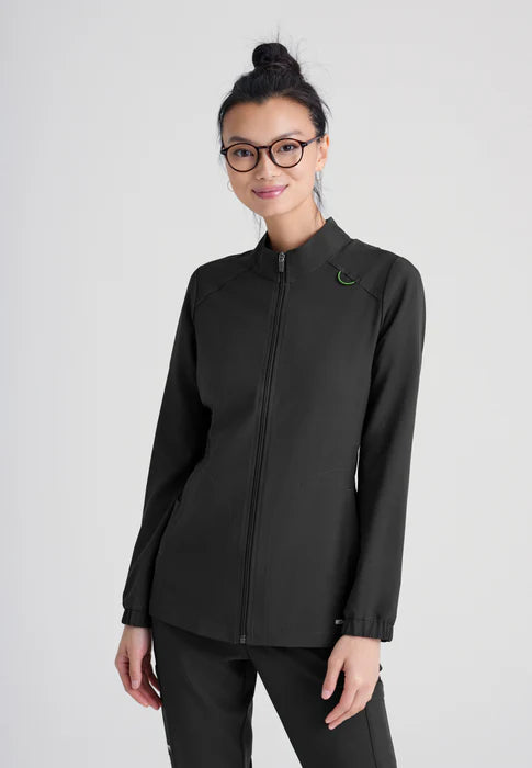Virtue 3-Pocket Stand-Up Collar Ciclo® Scrub Jacket