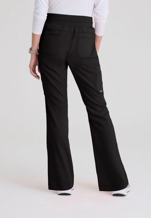 Kristi 7-Pocket Knit Waistband Fit & Flare Pant
