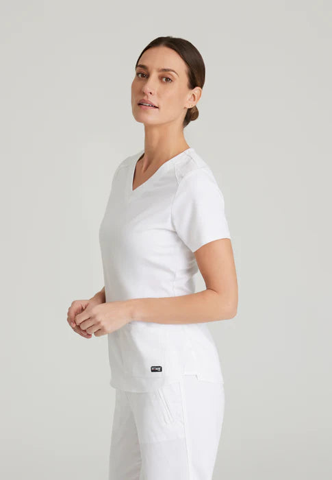 Emma 4-Pocket V-Neck Scrub Top
