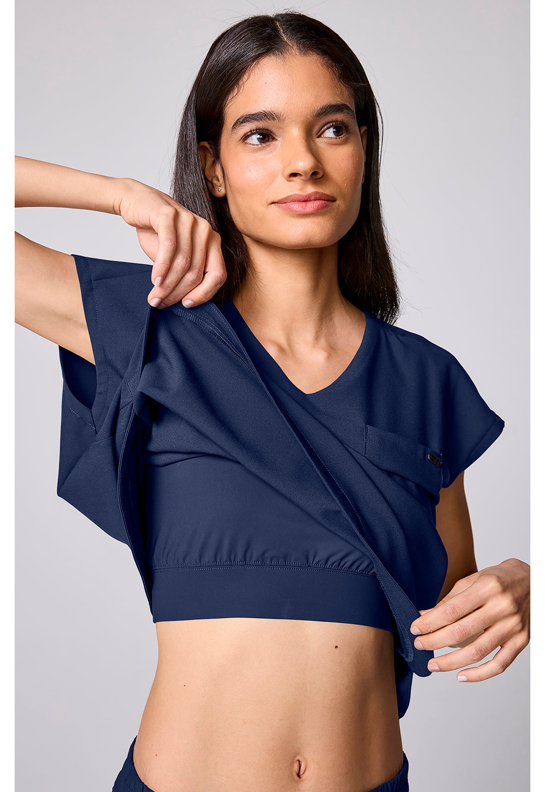 HH00029 - Built In Bra Dolman Top