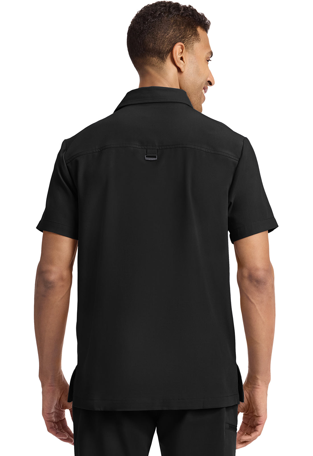 HH759-Men's 3-Pocket Polo Collar Scrub Top