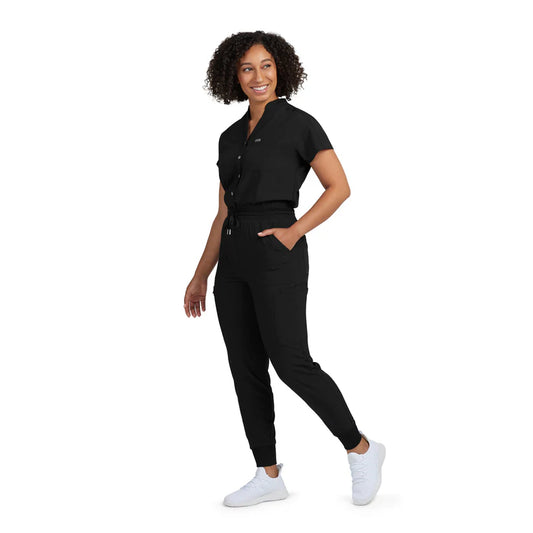 LO603  Women's 8-Pocket Cargo Scrub Jump Suit