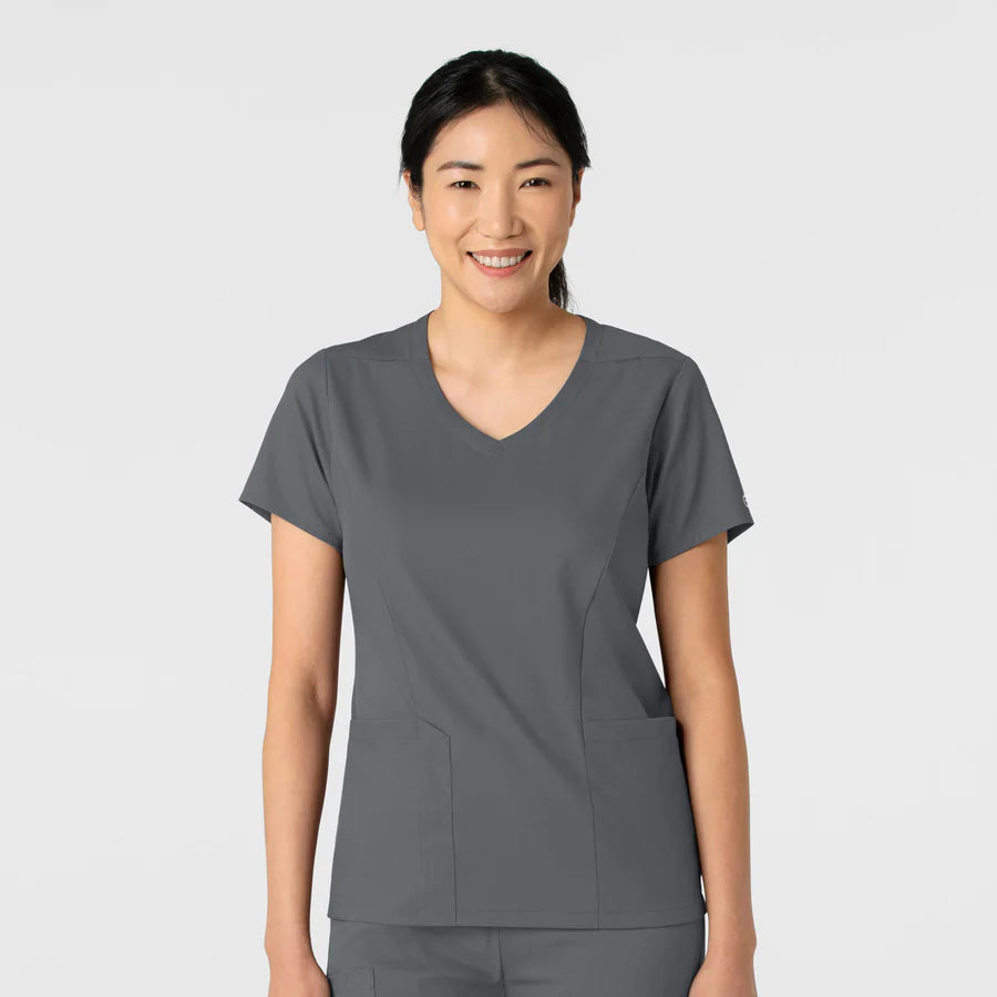 6251 Boundless Women's 2-Pocket V-Neck Scrub Top