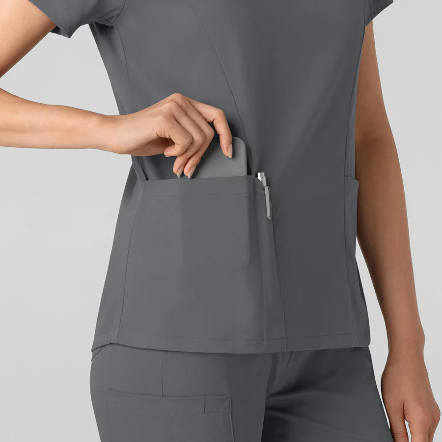 6251 Boundless Women's 2-Pocket V-Neck Scrub Top
