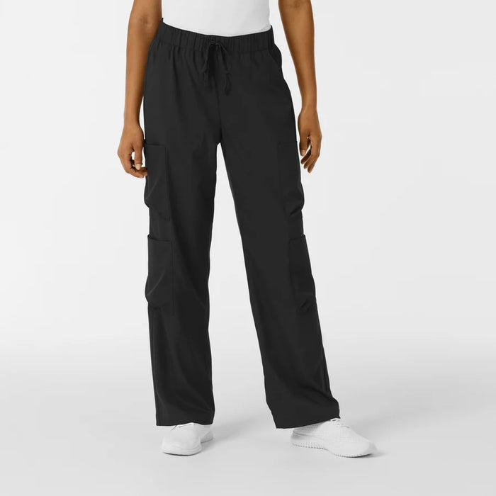 5451 Boundless Women’s Classic Wide Leg Double Cargo Scrub Pant
