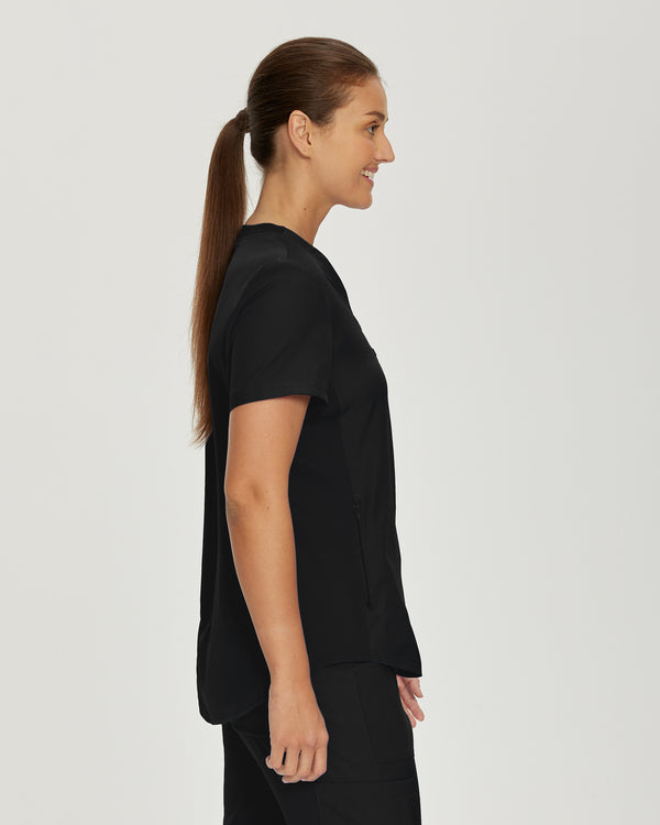 LT101  2-Pocket V-Neck Scrub Top