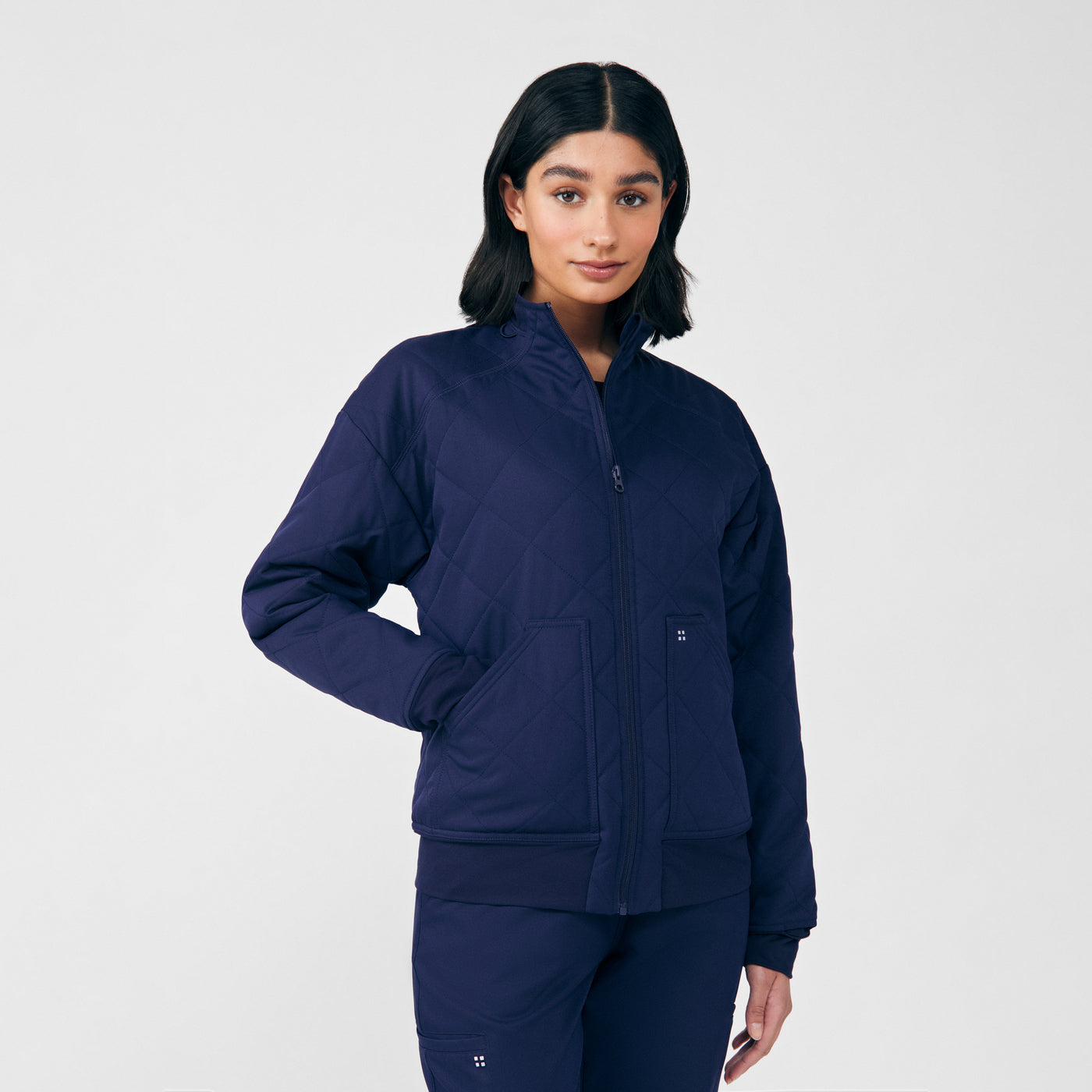 WJ710 3-Pocket Scrub Jacket