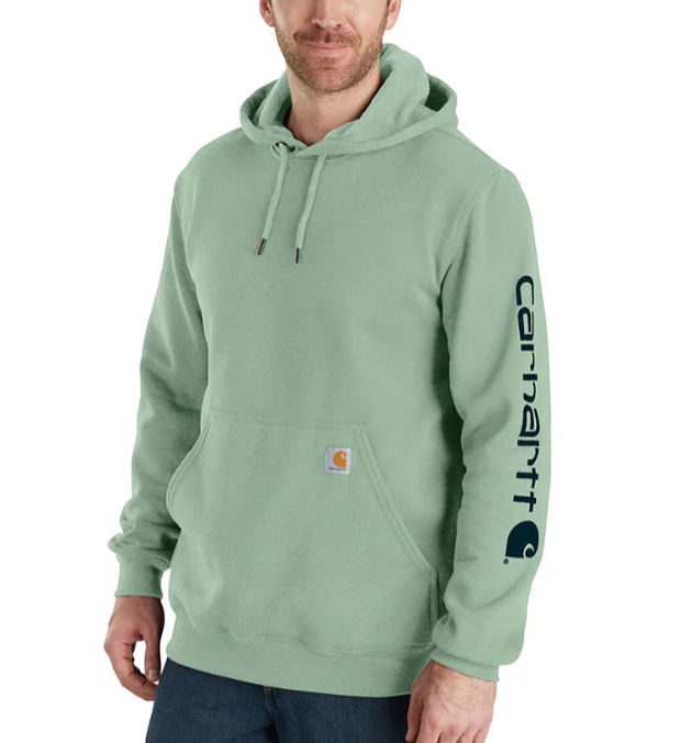 K288 Carhartt Midweight Hooded Logo Sweatshirt