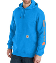 K288 Carhartt Midweight Hooded Logo Sweatshirt