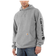 K288 Carhartt Midweight Hooded Logo Sweatshirt