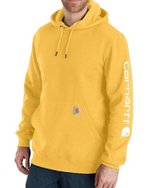 K288 Carhartt Midweight Hooded Logo Sweatshirt