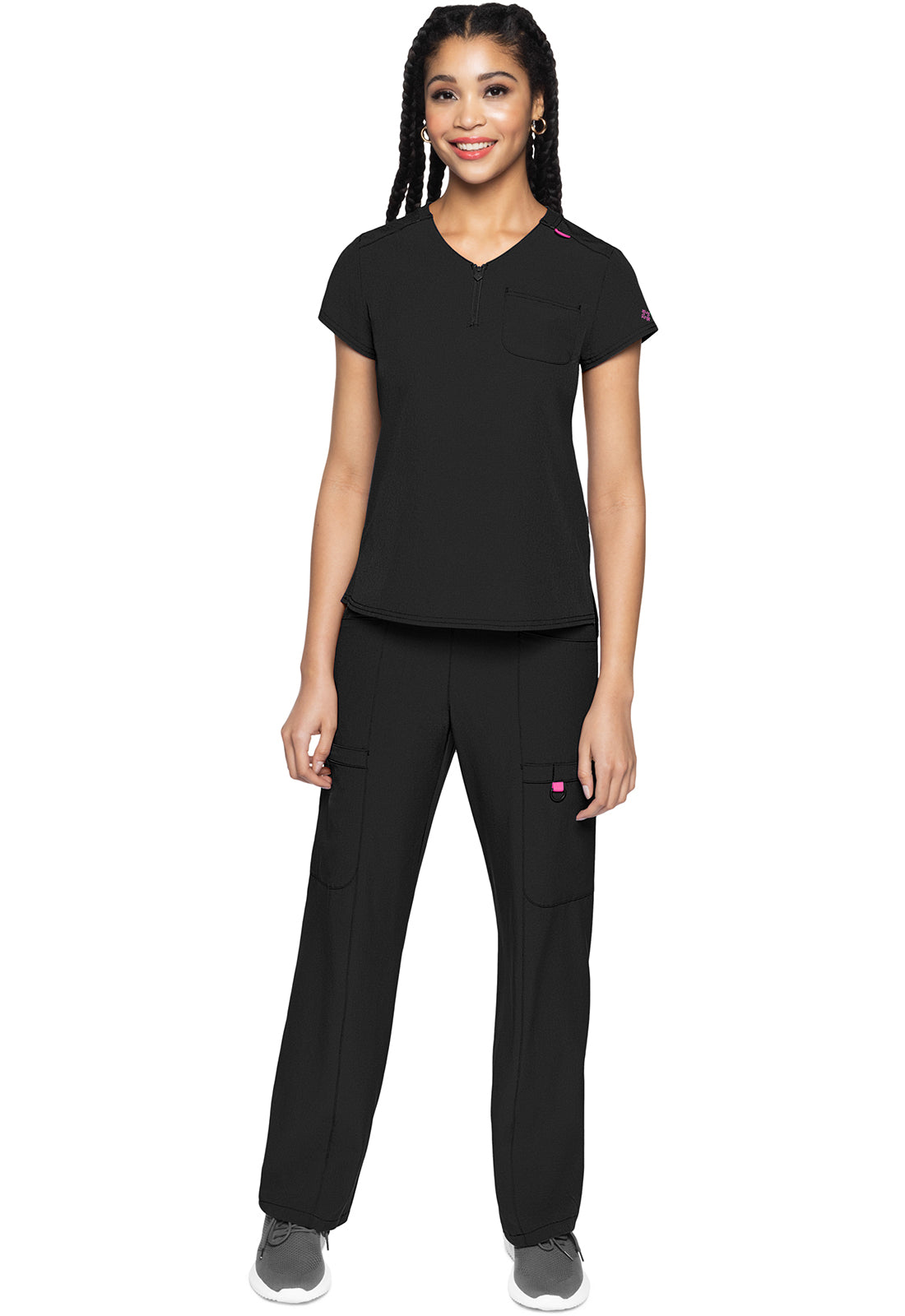 MC705 - Quarter Zip Tuckable Top
