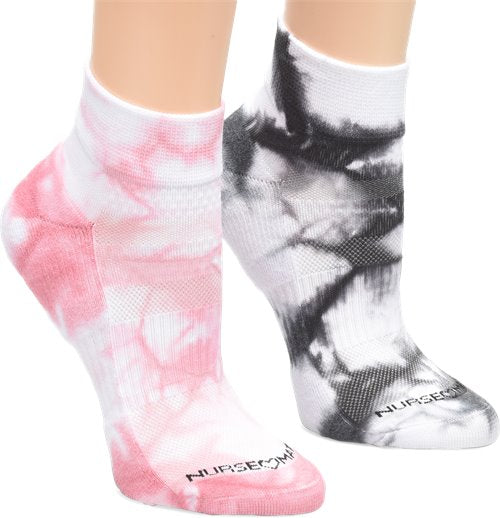 NA0056699- Compression Qtr Top Socks - Tie Dye